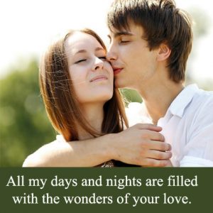Romantic Whatsapp DP for Husband Wife with Cute Love Status Message pic