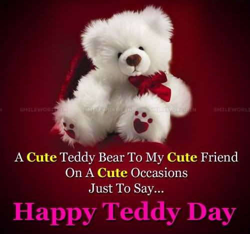 happy teddy bear day saying quotes