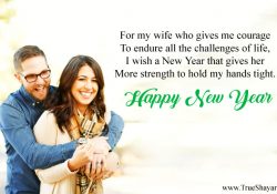 Happy New Year Wishes for Wife