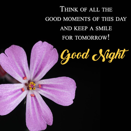Keep smile good night sayings