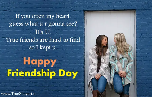 English Friendship Day Quotes for Girls