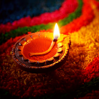 Beautiful Diwali Diya DP for whatsapp