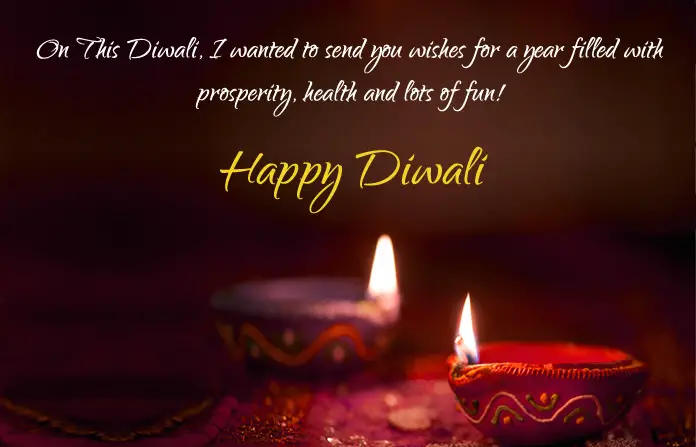 Diwali Quotes with Diya Picture