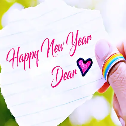 Beautiful New Year DP for Lovers