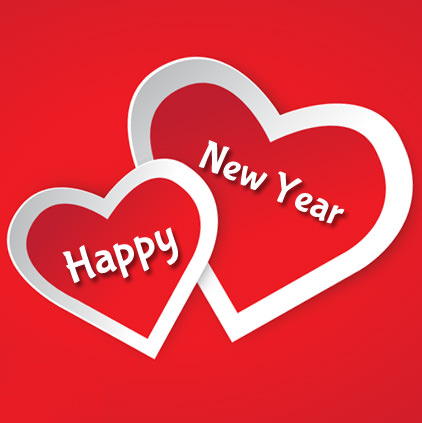 Love Heart New Year Images