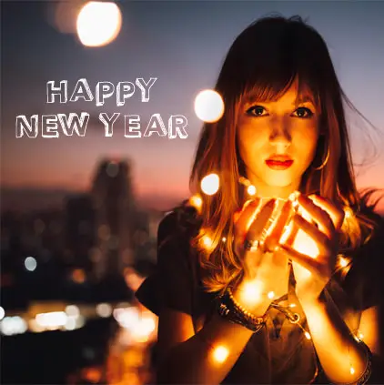 New Year Picture for Stylish Girls