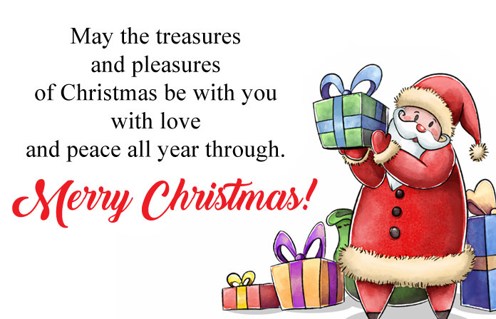 Santa Claus Gifts Wishes Christmas Image
