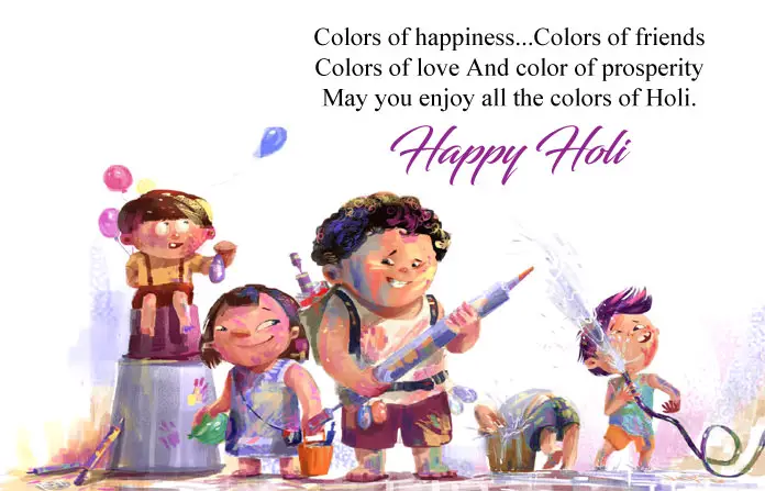 Holi Images for Friends with Msg
