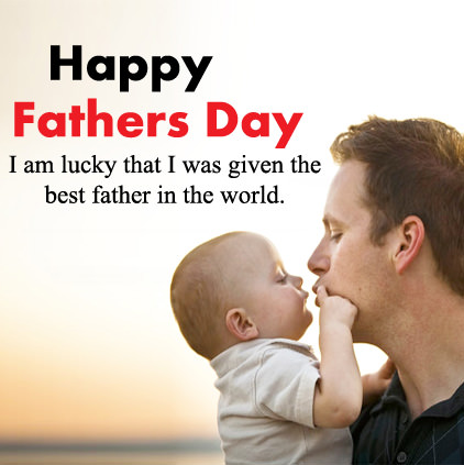 Cute Fathers Day Images with Baby