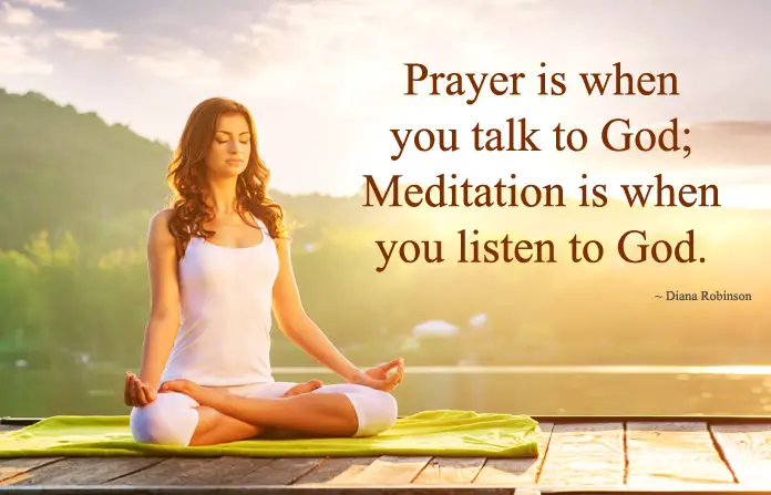 Inspirational Meditation Quotes, Stress Free Mind Power Quotes & Slogan