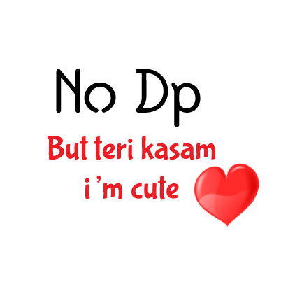 Cute NO DP