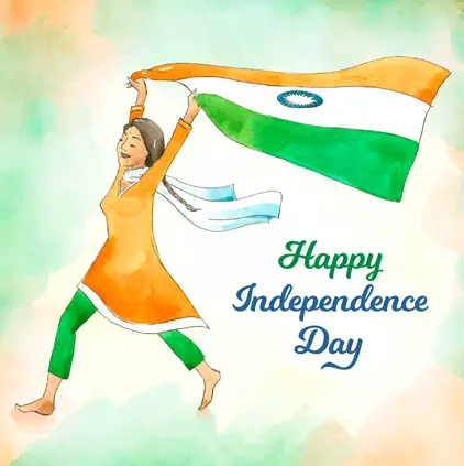 Independence Day DP for Girls