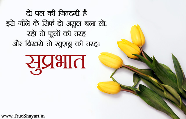 Suprabhat Msg about Flower Phool Image