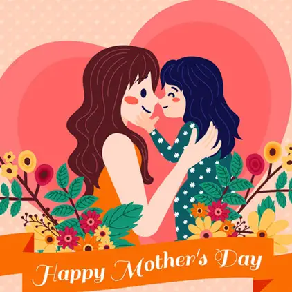 Cute Mother Day Mumma Daughter Image