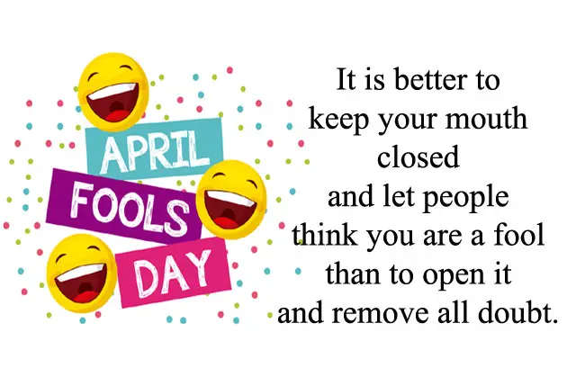 Funny April Fools Day Quotes, Best Hilarious Fools Day Lines