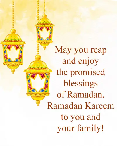 Ramzan Wishes for Family