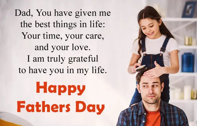 Best Life Time Care Message for Father