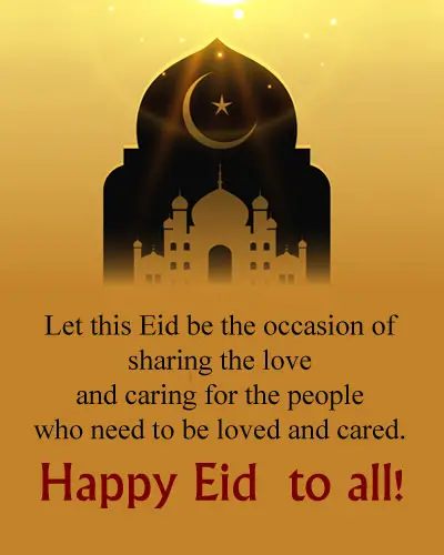 Eid Wishes in English