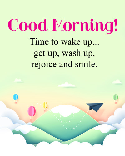 Good Morning Wake Up Time