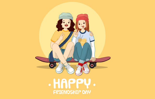 Two Girls Best Friend on Friendship Day