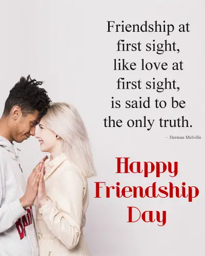 First Sight Friendship Love Quote