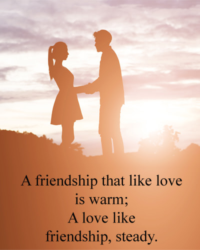 Love Between Friends Quotes with Images