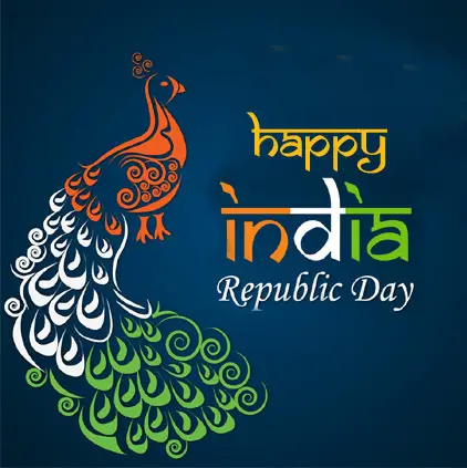 Beautiful Indian Republic Day Peacock DP