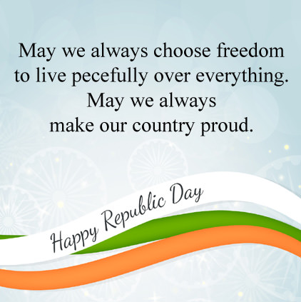 Happy Republic Day Wishes in English