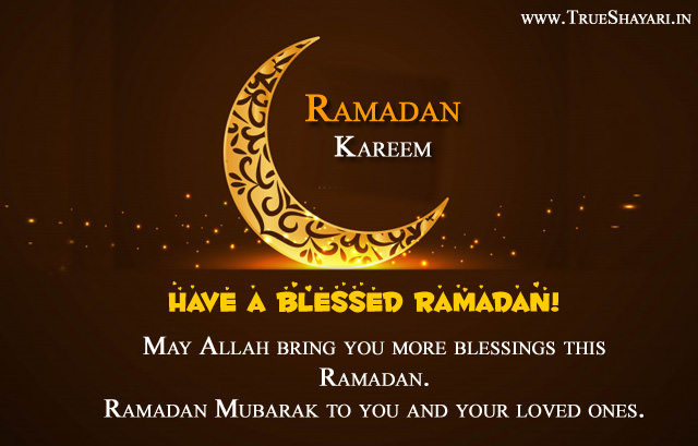 Have a Blessed Ramadan
