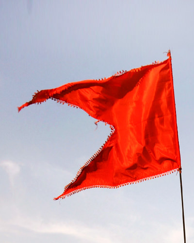 Bhagwa Color Flag Pictures for Hindu