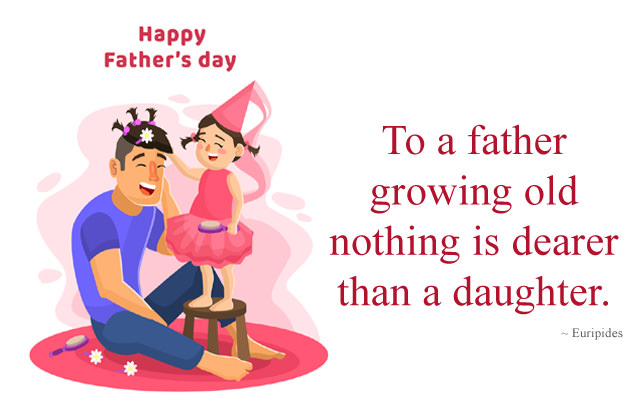 Short Father Day Quote From Daughter