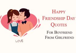 Happy Friendship Day Quote For Girlfriend From Boyfriend