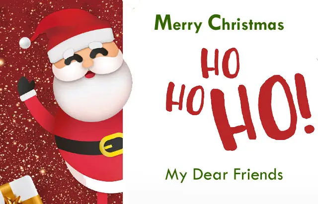 Merry Christmas Greeting for Friends
