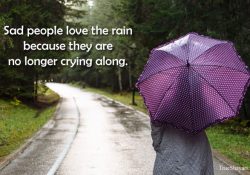 Sad Love Rain Quotes