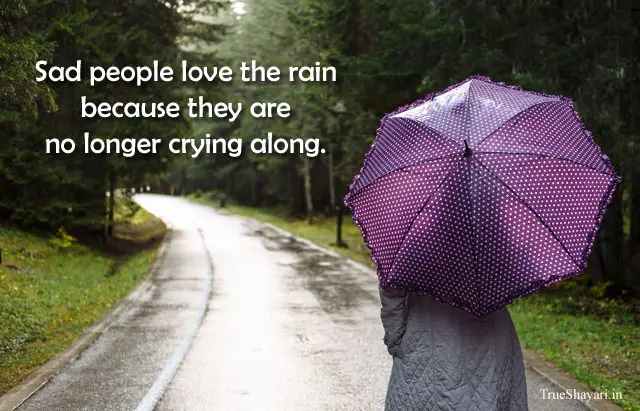 Sad Love Rain Quotes