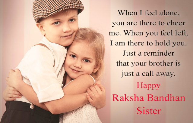 Happy Raksha Bandhan Wishes from Brother to Sister